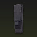 MOLLE flashlight pouch with hook-and-loop closure