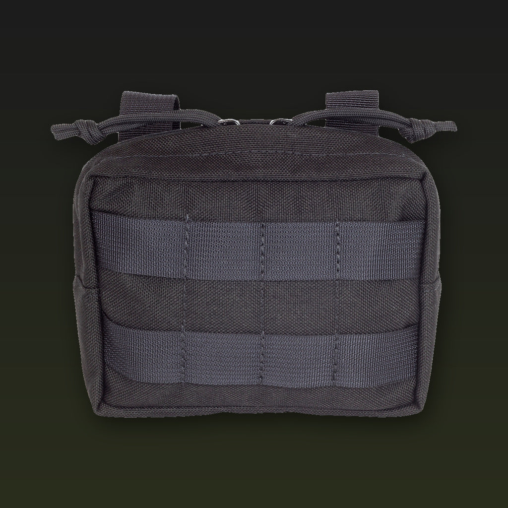 Small MOLLE utility admin pouch in black