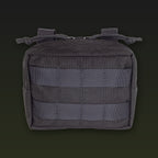Small MOLLE utility admin pouch in black