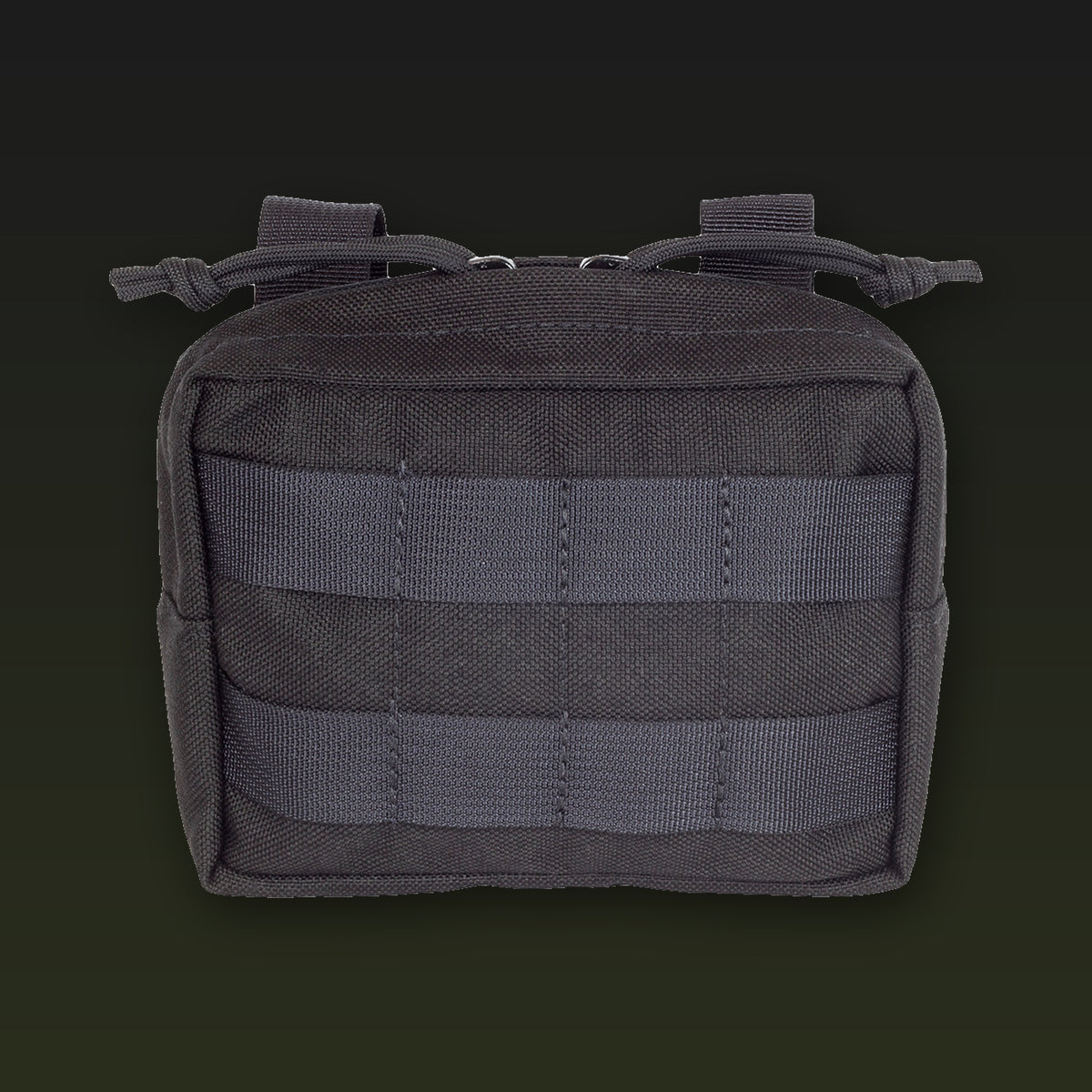 Small MOLLE utility admin pouch in black
