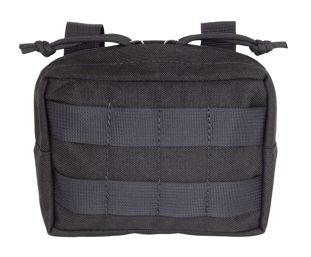 Small MOLLE utility admin pouch in black