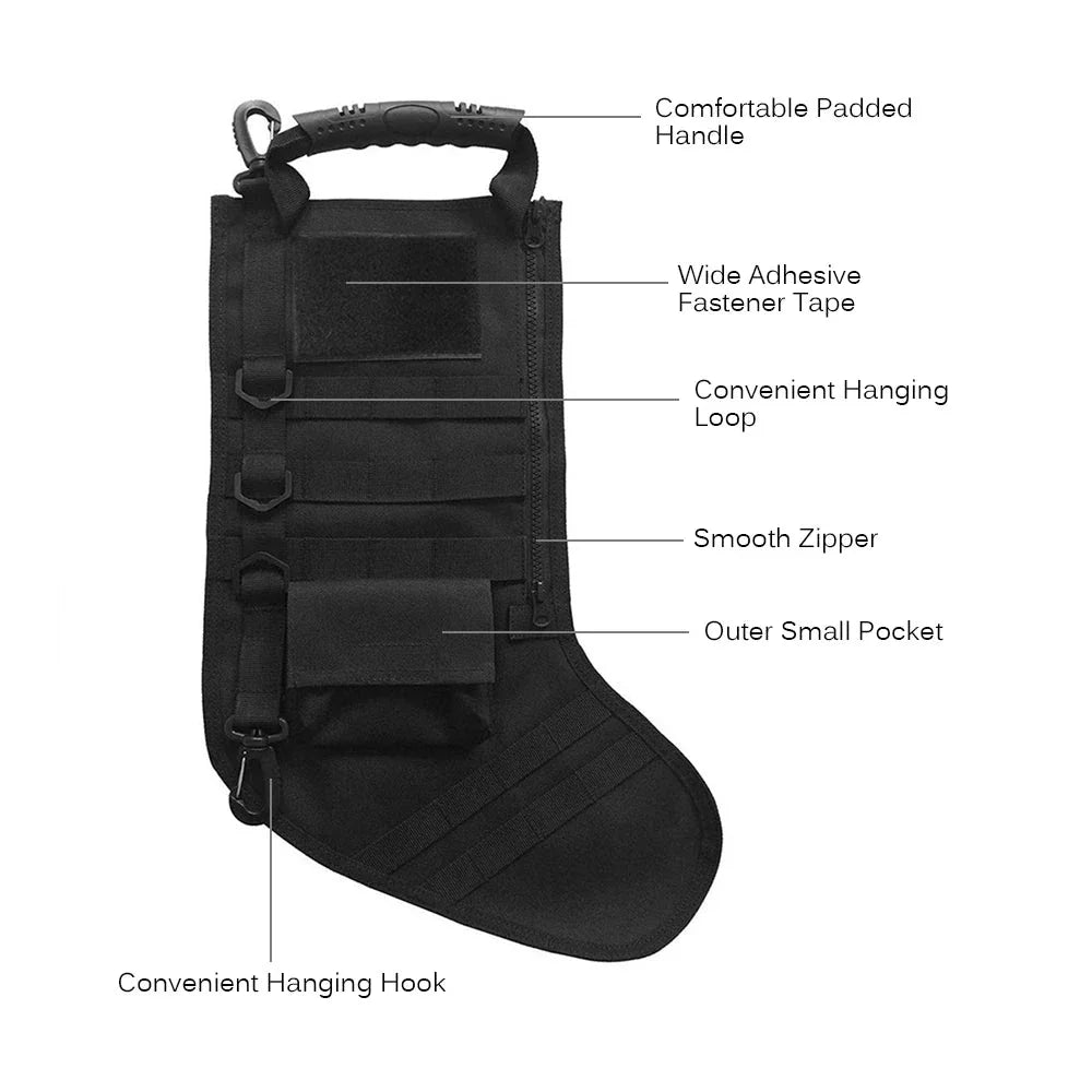 Tactical nylon Christmas stocking, photo 4 of 8